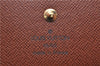 Auth Louis Vuitton Monogram Portefeuille Elise Bifold Wallet M61654 LV H7117