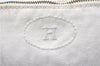 Authentic HERMES Bolide PM Pouch Canvas Leather White H7121