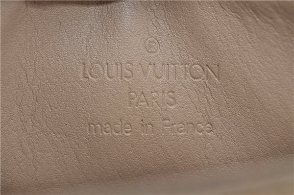 Authentic Louis Vuitton Vernis Lexington Hand Bag Pouch Yellow M91010 LV H7127