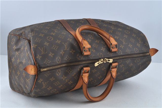 Authentic Louis Vuitton Monogram Keepall 45 Boston Bag M41428 LV H7146