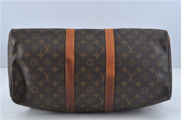 Authentic Louis Vuitton Monogram Keepall 45 Boston Bag M41428 LV H7146