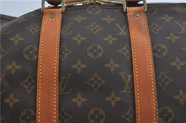 Authentic Louis Vuitton Monogram Keepall 45 Boston Bag M41428 LV H7146