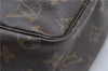 Auth Louis Vuitton Monogram Trousse Toilette 28 Clutch Hand Bag M47522 LV H7160