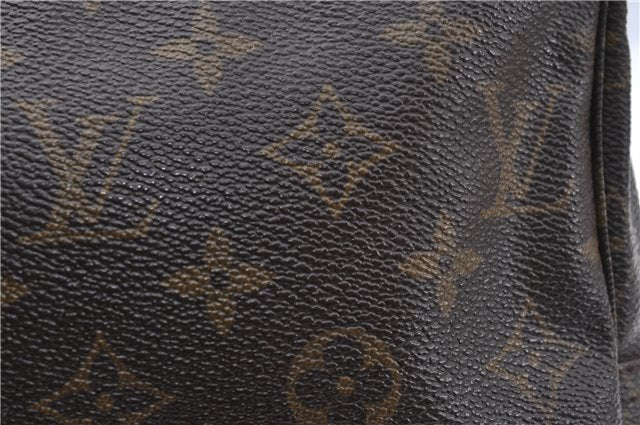 Auth Louis Vuitton Monogram Trousse Toilette 28 Clutch Hand Bag M47522 LV H7160