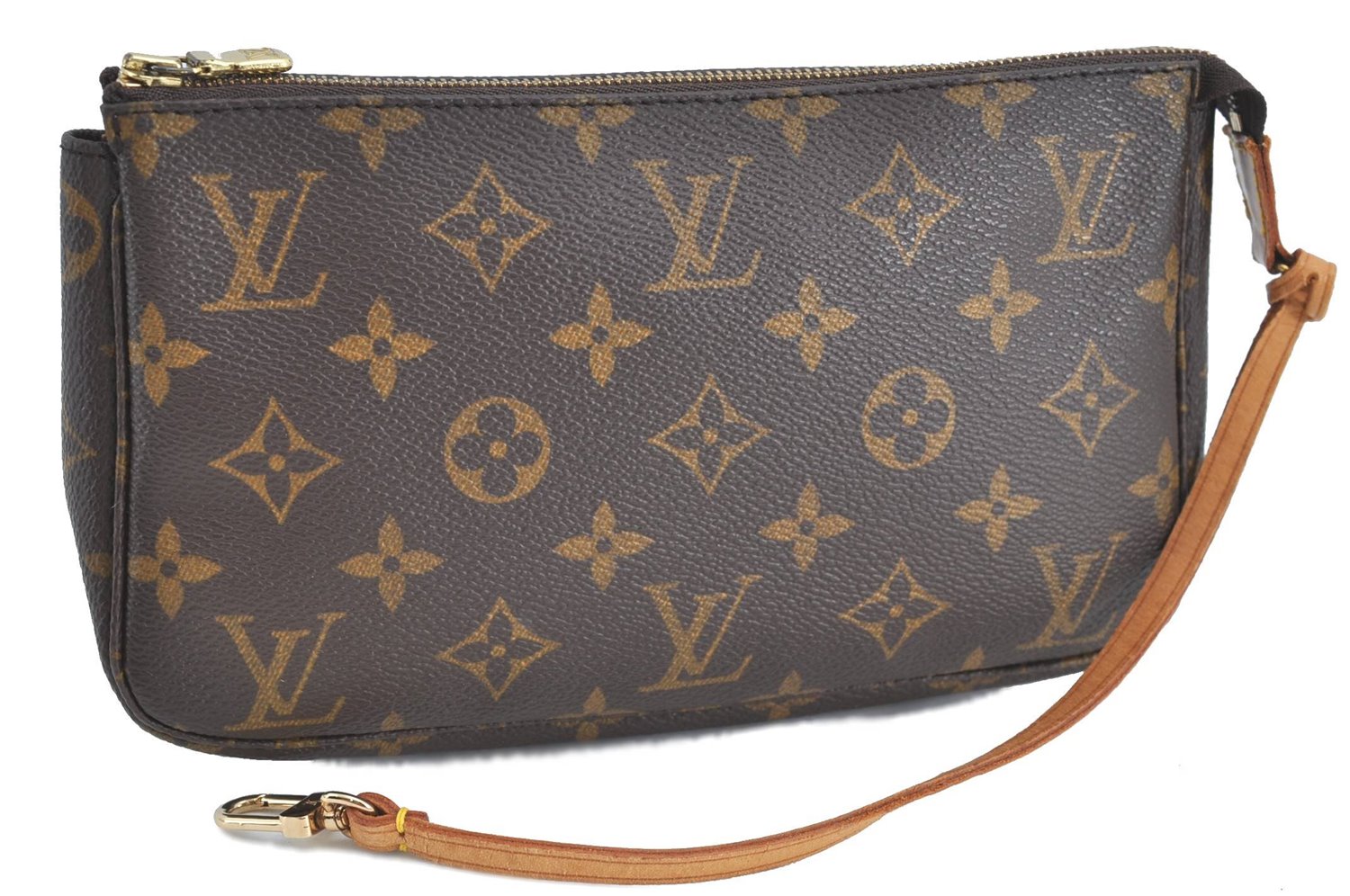 Authentic LOUIS VUITTON Monogram Pochette Accessoires Pouch M51980 LV H7175