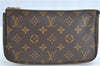 Authentic LOUIS VUITTON Monogram Pochette Accessoires Pouch M51980 LV H7175