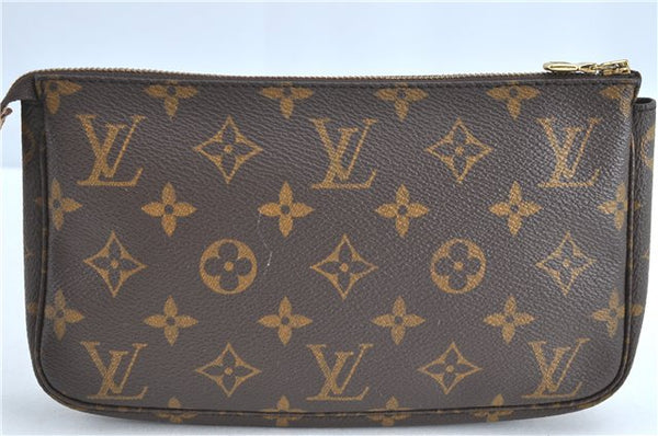 Authentic LOUIS VUITTON Monogram Pochette Accessoires Pouch M51980 LV H7175