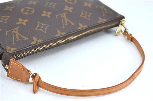 Authentic LOUIS VUITTON Monogram Pochette Accessoires Pouch M51980 LV H7175