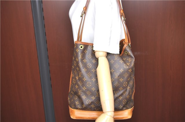 Authentic Louis Vuitton Monogram Noe Shoulder Bag M42224 LV H7177
