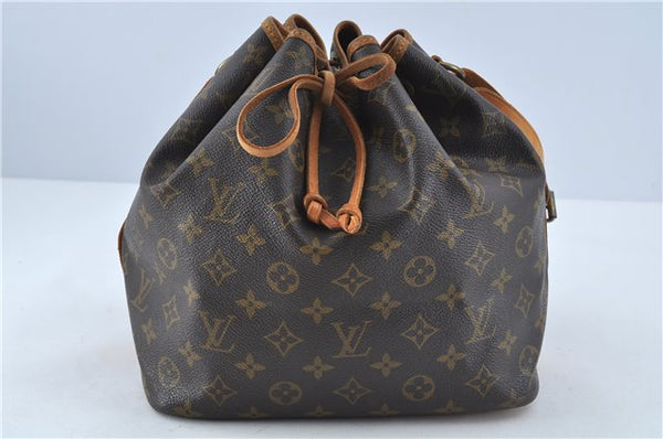 Authentic Louis Vuitton Monogram Petit Noe Shoulder Bag M42226 LV H7181