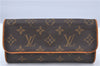 Authentic Louis Vuitton Monogram Pochette Twin PM Shoulder Bag M51854 LV H7191