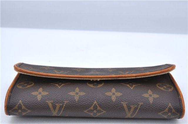 Authentic Louis Vuitton Monogram Pochette Twin PM Shoulder Bag M51854 LV H7191