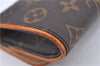 Authentic Louis Vuitton Monogram Pochette Twin PM Shoulder Bag M51854 LV H7191