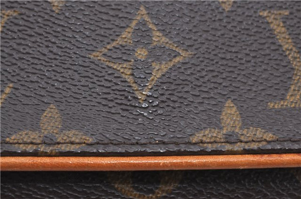 Authentic Louis Vuitton Monogram Pochette Twin PM Shoulder Bag M51854 LV H7191