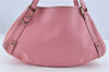 Auth GUCCI Abbey Japan Exclusive Shoulder Tote Bag Leather 147652 Pink H7199