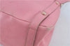 Auth GUCCI Abbey Japan Exclusive Shoulder Tote Bag Leather 147652 Pink H7199