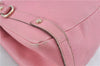 Auth GUCCI Abbey Japan Exclusive Shoulder Tote Bag Leather 147652 Pink H7199