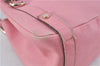 Auth GUCCI Abbey Japan Exclusive Shoulder Tote Bag Leather 147652 Pink H7199