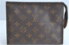 Auth LOUIS VUITTON Monogram Poche Toilette 19 Cosmetics Pouch M47544 Junk H7216