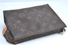 Auth LOUIS VUITTON Monogram Poche Toilette 19 Cosmetics Pouch M47544 Junk H7216