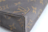 Auth LOUIS VUITTON Monogram Poche Toilette 19 Cosmetics Pouch M47544 Junk H7216