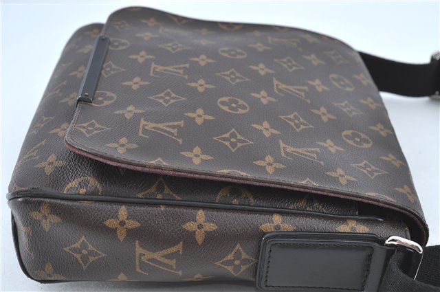 Auth Louis Vuitton Monogram Macassar District PM Shoulder Bag M40935 LV H7221