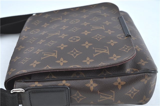 Auth Louis Vuitton Monogram Macassar District PM Shoulder Bag M40935 LV H7221