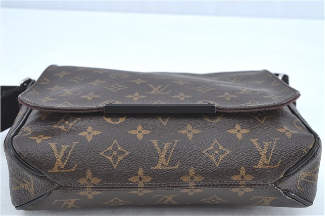 Auth Louis Vuitton Monogram Macassar District PM Shoulder Bag M40935 LV H7221