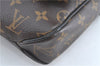 Auth Louis Vuitton Monogram Macassar District PM Shoulder Bag M40935 LV H7221