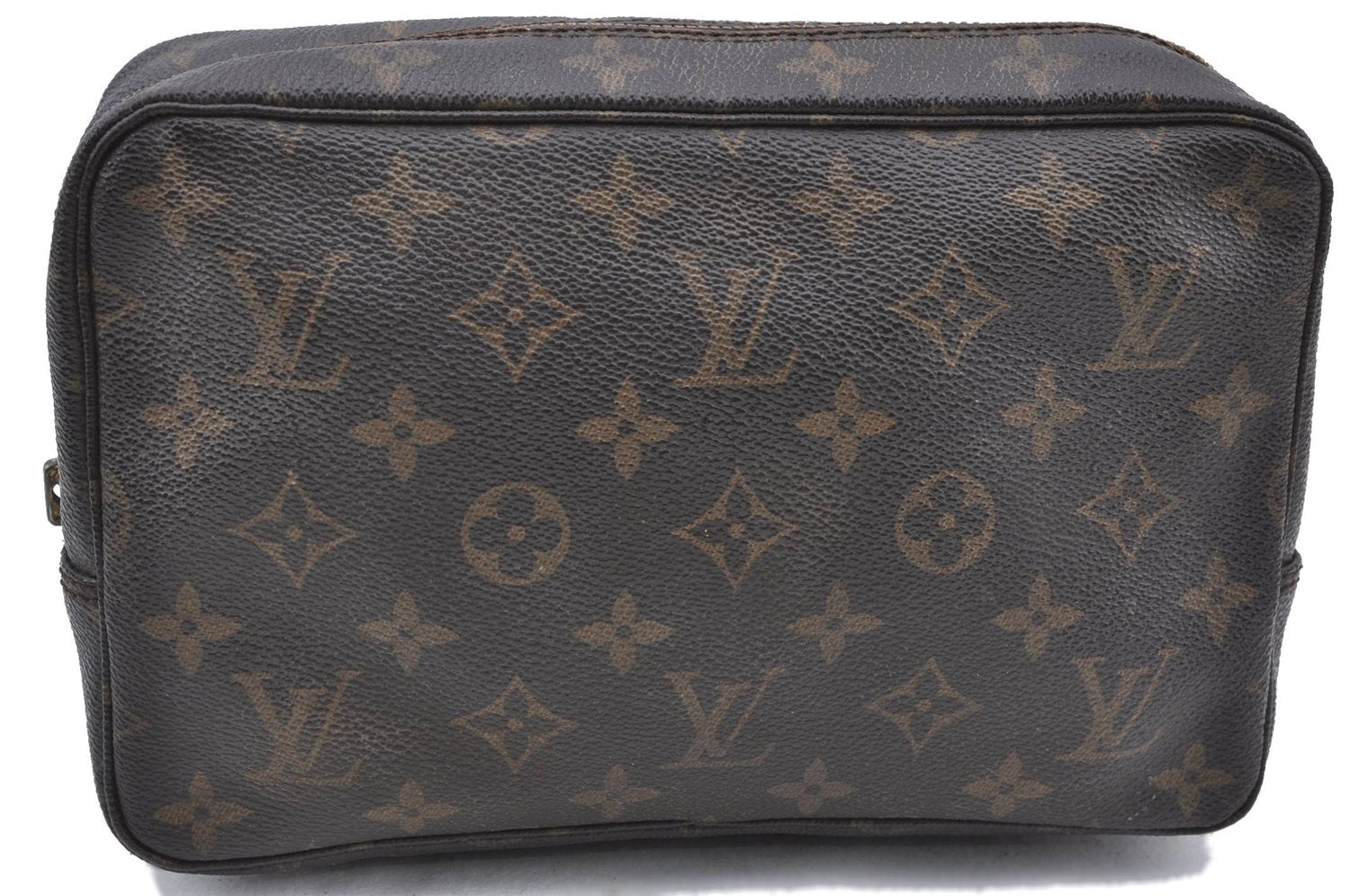 Auth Louis Vuitton Monogram Trousse Toilette 23 Clutch Bag M47524 Junk H7224