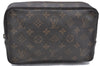 Auth Louis Vuitton Monogram Trousse Toilette 23 Clutch Bag M47524 Junk H7224