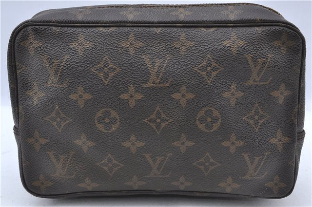 Auth Louis Vuitton Monogram Trousse Toilette 23 Clutch Bag M47524 Junk H7224