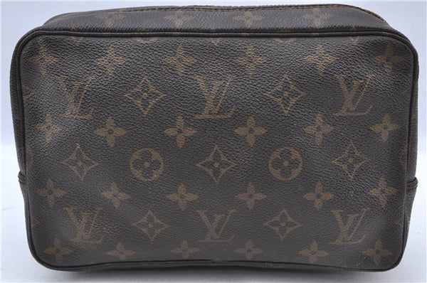 Auth Louis Vuitton Monogram Trousse Toilette 23 Clutch Bag M47524 Junk H7224