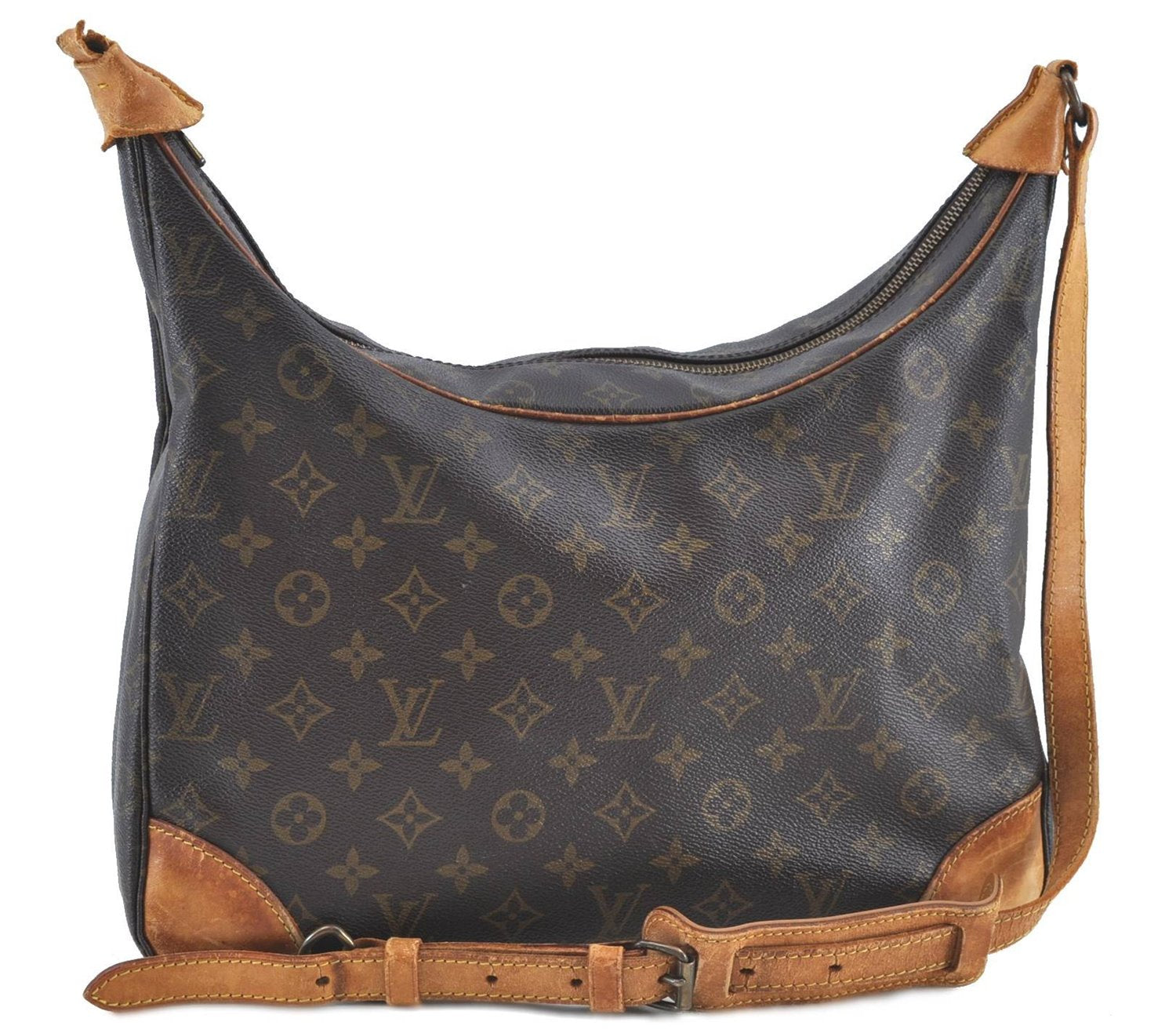 Auth LOUIS VUITTON Monogram Boulogne 35 Shoulder Cross Bag M51260 Junk H7231