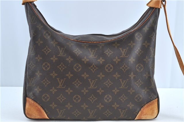 Auth LOUIS VUITTON Monogram Boulogne 35 Shoulder Cross Bag M51260 Junk H7231