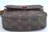 Auth LOUIS VUITTON Monogram Saint Cloud MM Shoulder Cross Bag M51243 LV H7232