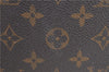 Auth Louis Vuitton Monogram Trousse Demi Ronde 23 Cosmetic Pouch M47520 LV H7236