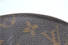 Auth Louis Vuitton Monogram Trousse Demi Ronde 23 Cosmetic Pouch M47520 LV H7236