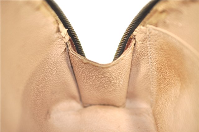 Auth Louis Vuitton Monogram Trousse Demi Ronde 23 Cosmetic Pouch M47520 LV H7236