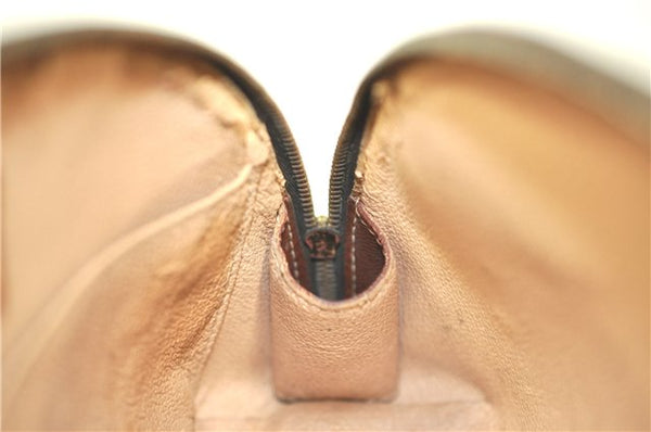 Auth Louis Vuitton Monogram Trousse Demi Ronde 23 Cosmetic Pouch M47520 LV H7236