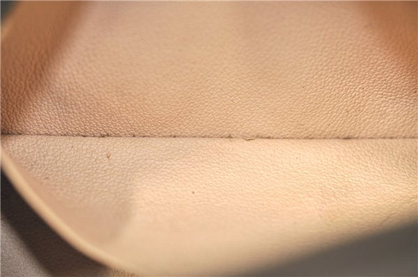 Auth Louis Vuitton Monogram Trousse Demi Ronde 23 Cosmetic Pouch M47520 LV H7236