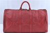 Authentic Louis Vuitton Epi Keepall 55 Boston Bag Red M42957 LV H7246