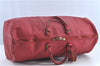 Authentic Louis Vuitton Epi Keepall 55 Boston Bag Red M42957 LV H7246