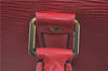 Authentic Louis Vuitton Epi Keepall 55 Boston Bag Red M42957 LV H7246