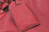 Authentic Louis Vuitton Epi Keepall 55 Boston Bag Red M42957 LV H7246