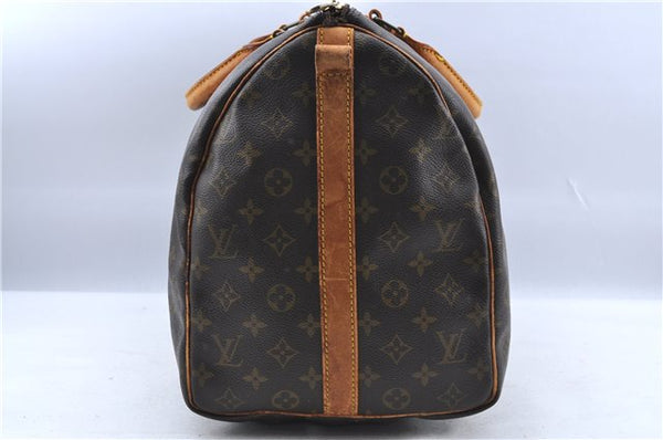 Auth LOUIS VUITTON Monogram Keepall Bandouliere 50 Boston Bag M41416 Junk H7252