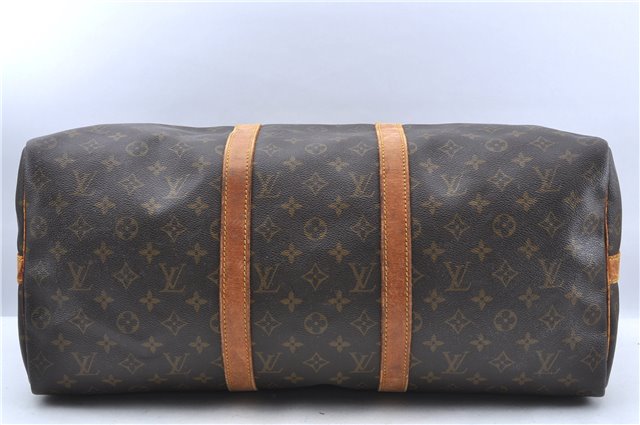 Auth LOUIS VUITTON Monogram Keepall Bandouliere 50 Boston Bag M41416 Junk H7252