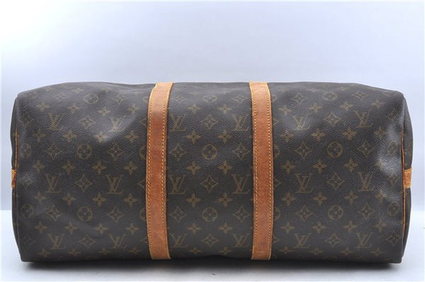 Auth LOUIS VUITTON Monogram Keepall Bandouliere 50 Boston Bag M41416 Junk H7252