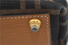 Authentic FENDI Zucca Tote Hand Bag Purse Canvas Leather Brown Beige H7259