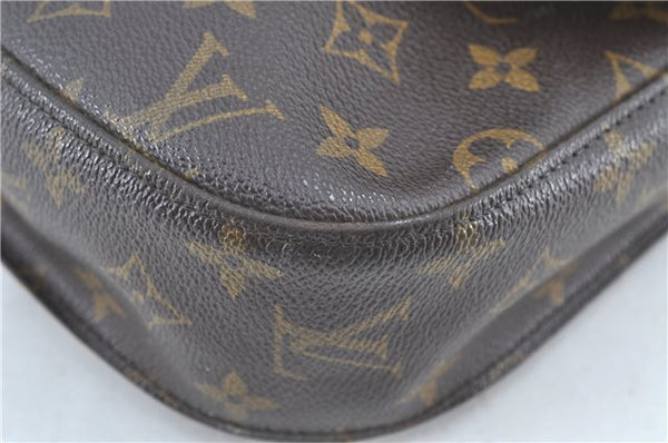 Auth LOUIS VUITTON Monogram Saint Cloud GM Shoulder Cross Bag M51242 LV H7266